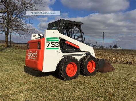 2000 bobcat 753 skid steer loader|bobcat 753 skid steer specifications.